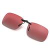 Non-polarized Rimless Men Clip On Sunglasse Glasses Narrow Clip-on Lenses Women Anti-glare Night Vision Clips