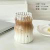 Cloud Cup Wind High Value Coffee Glass Cup Household Threaded Straw Cup High Borosilicate Glass Milk Tea Cup