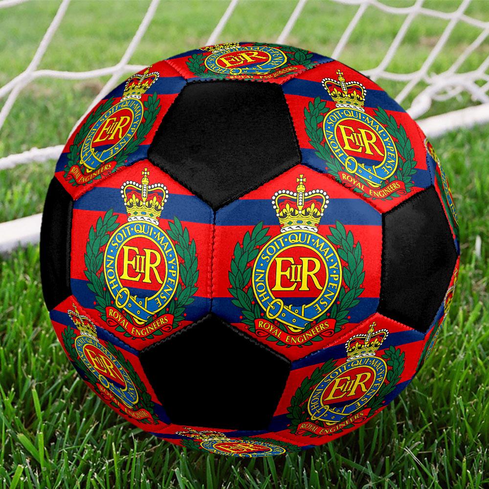 1pc Royal Engineers Soccer Ball Size 5 Indoor Soccer Ball Fashion Colorful Backyard Game - Great For Sports Fans Gift HE100