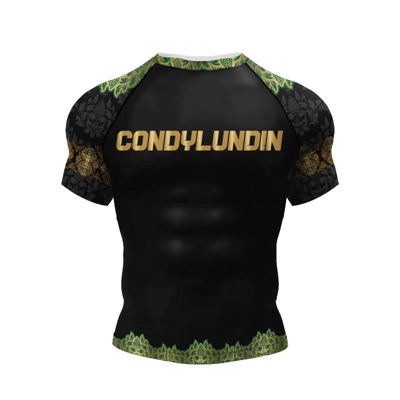 Persönliches beliebtes Design Sublimation Kurzarm Schwarz No Gi BJJ Jiu Jitsu Rashguard Kampf BJJ Mma Rash Guard Shirts für Männer