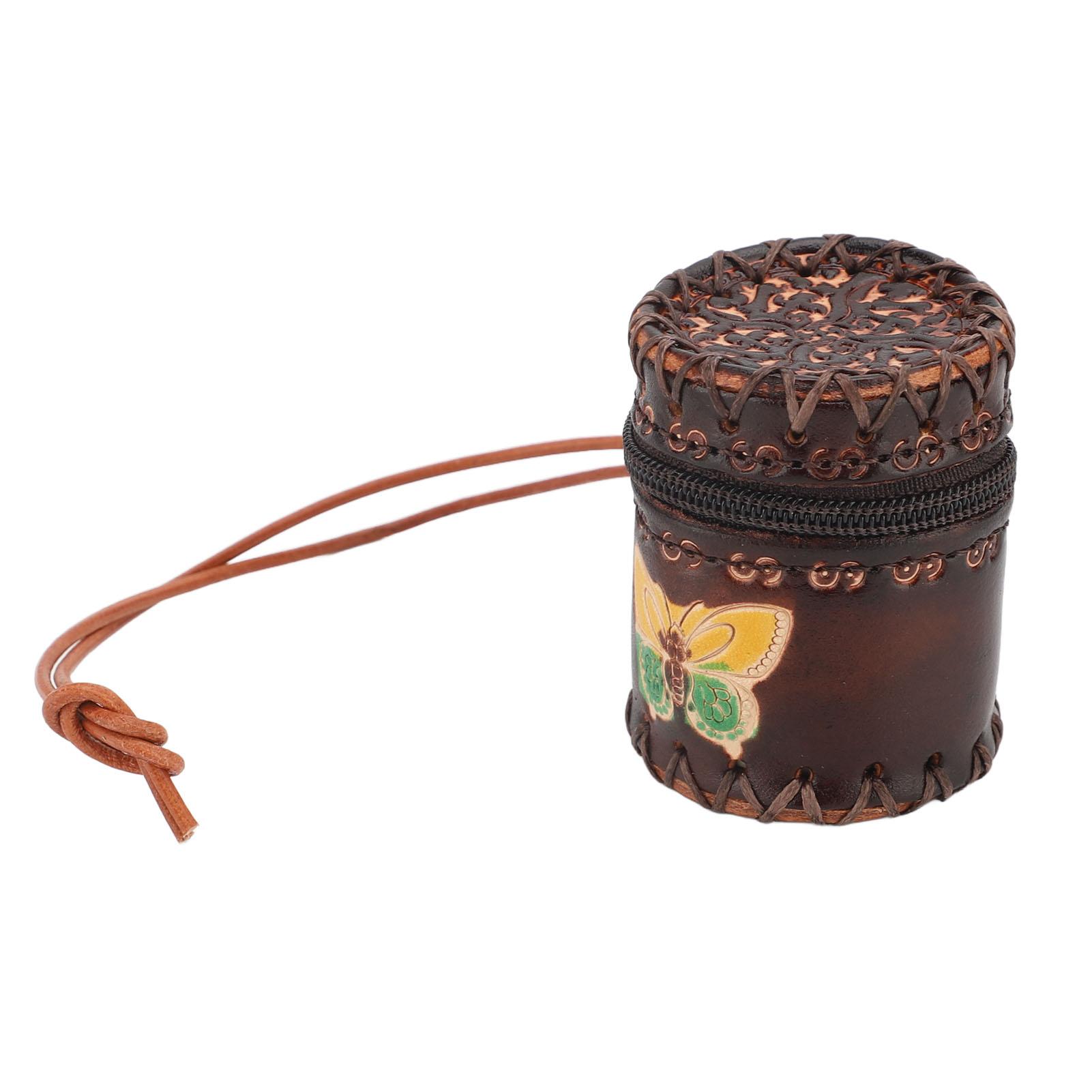 

Мини-милая косметичка-подвеска, многофункциональная сумка-держатель для помады из коровьей кожи, подвеска для сумки коричневый