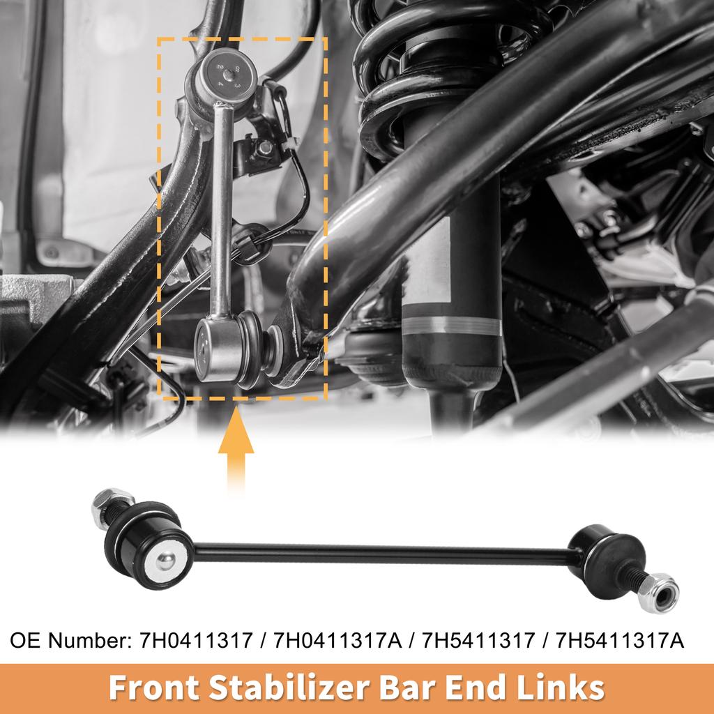 UXCELL 2pcs Front Stabilizer Sway Bar Link for VW Transporter 2003-2020 No.7H0411317