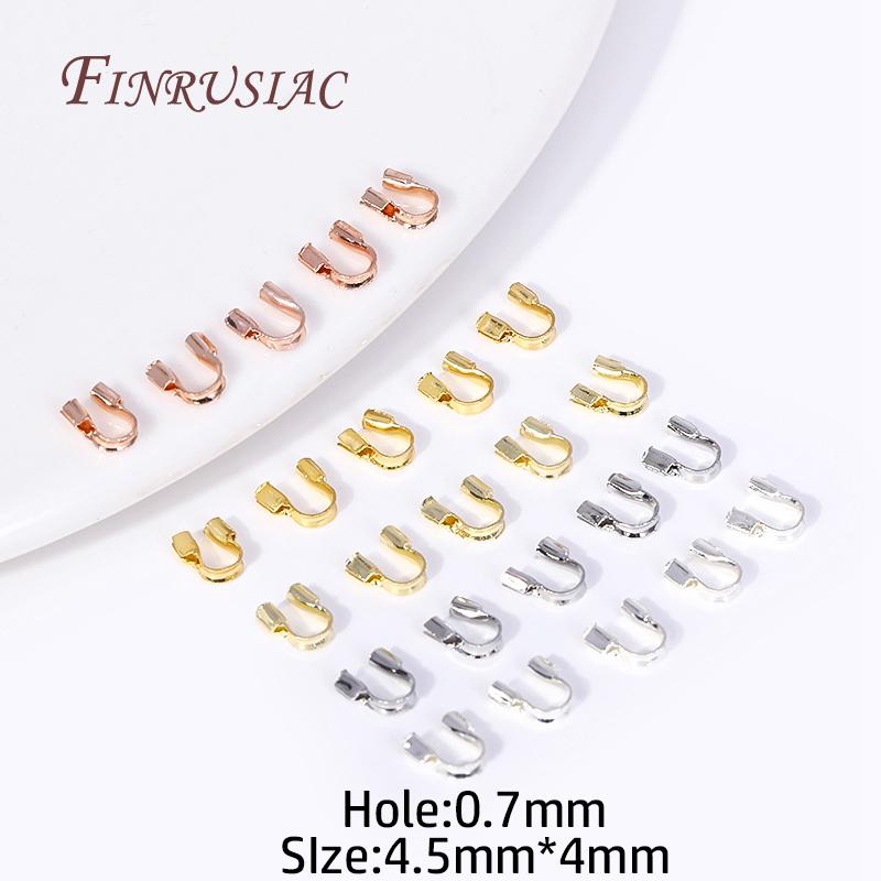 18K/14K Real Gold Plated Wire Guardian Cord Protectors For Jewelry Making,Handmade DIY Jewellery Supplies