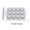 Chocolate Shape Mold Silicone Nonstick Baking Tool 12-cavity Heart Shape Silicone Molds For Apartment Kitchen Farmhouse