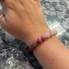 8mm Natural Stone Beaded Bracelet for Women, Attract Wealth Good Luck Jewelry, Colorful Fashion Party Gift Bracelet