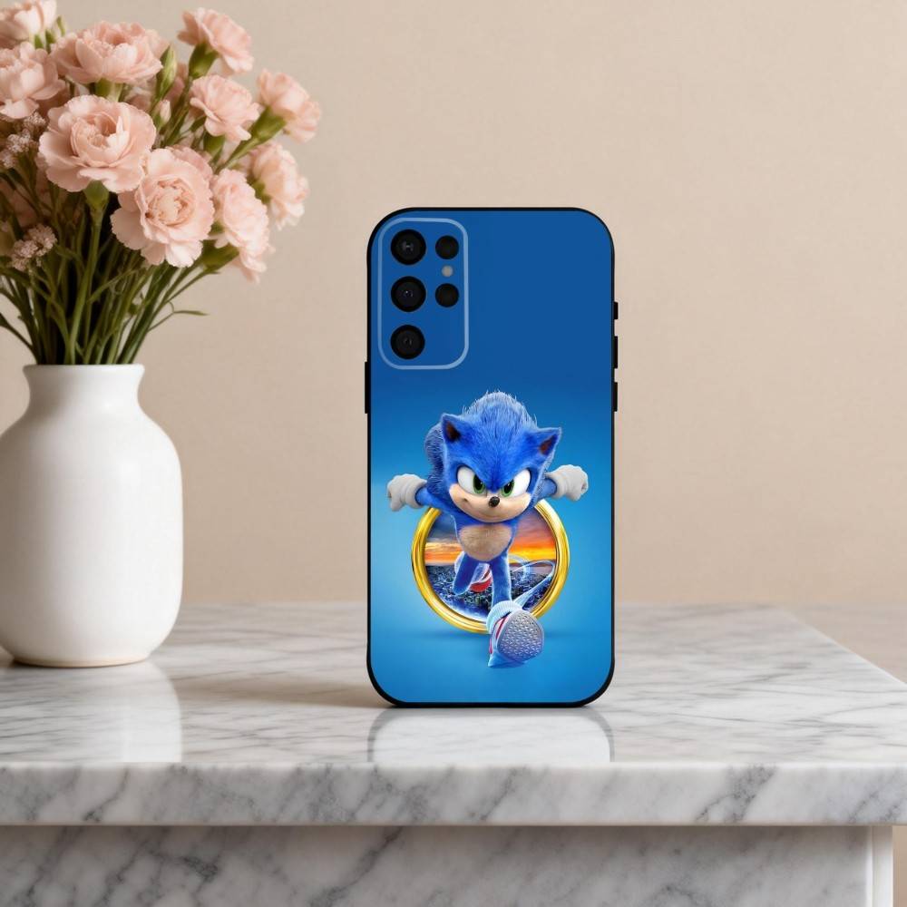 S-Sonic-C The H-Hedgehog-G Game  Phone Case For Samsung S25,S24,S21,S22,S23,S30,Ultra,S20,Plus,Others Soft Black Cover