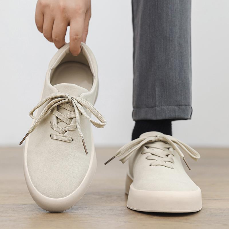 and Comfortable Anti Slip Rubber Sole Shoes 2025 Autumn New Mens Casual Shoes Outdoor Flat Bottom Breathable Men's Shoes