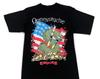 Vintage 90s QUEENSRYCHE Empire 1991 Building Empires Tour Concert T Shirt - Pushead Design - with U.S. Tour Cities On Back