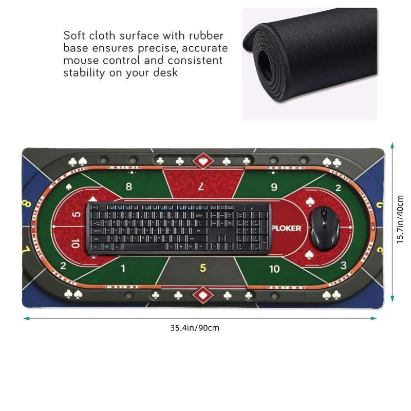 Texas Poker Mouse Pad Non-slip Gaming Mousepad Mouse Mat Game Mechanical Keyboard Desk Mat Tapis De Souris Tappetino Per Mouse