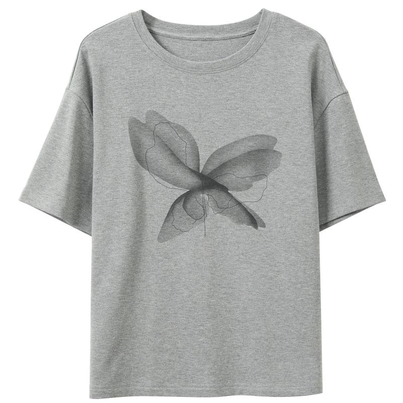 

Sancai 2026 Summer Casual Printed T-shirt S