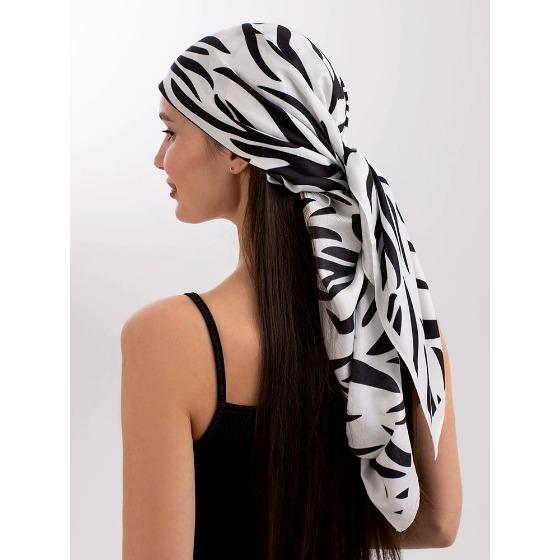 New Ladies Soft Satin Scarf Fashion Animal Stripes Print Square Scarf Women's Twill Shawl Wrap Hijab Headscarf 90*90CM