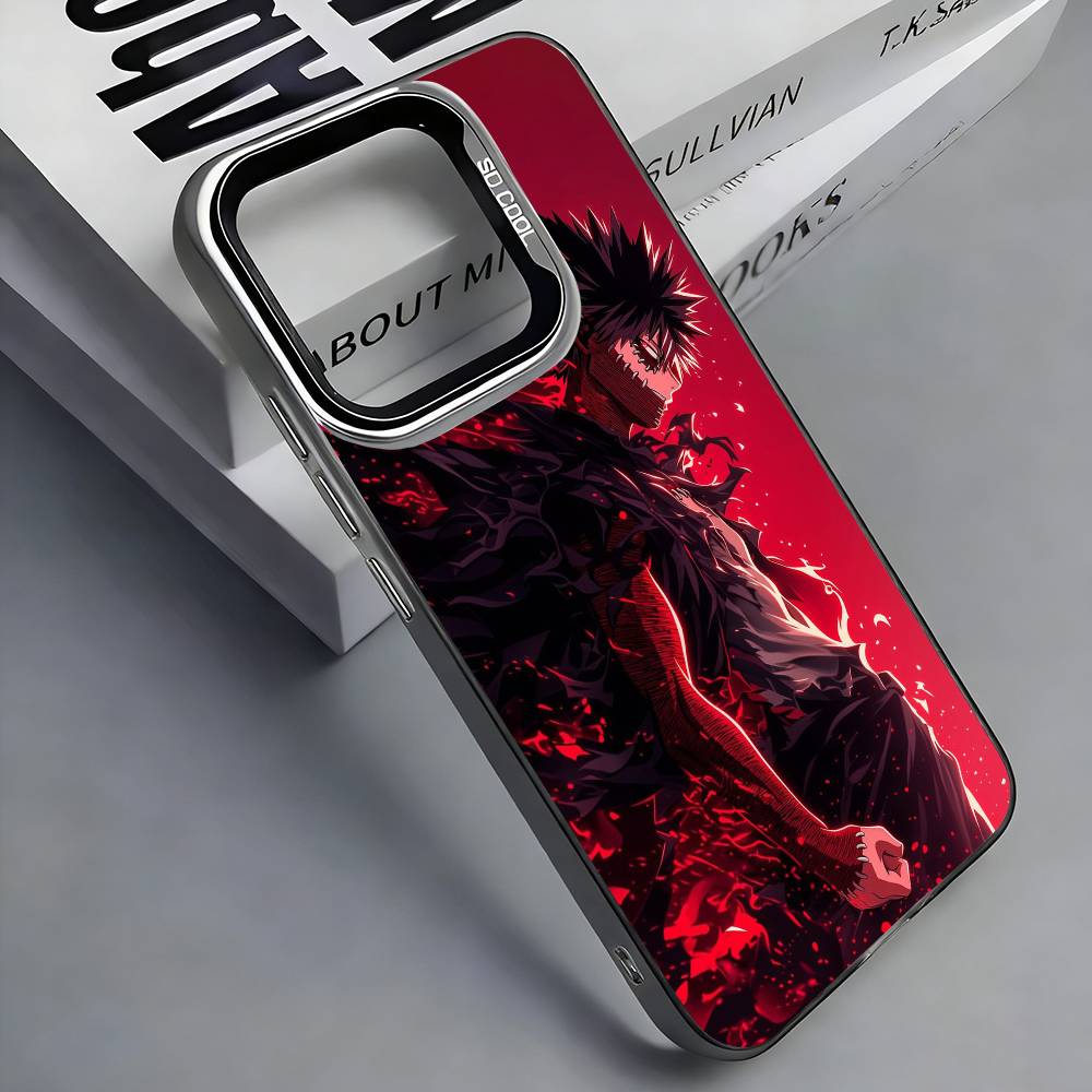 

D-Dabi Blueflame T-Toya Todoroki Phone Case For iPhone 17,16,15,14,13,12,11 Plus,Pro Max,Colored Silver Phone Case iPhone12PROMAX