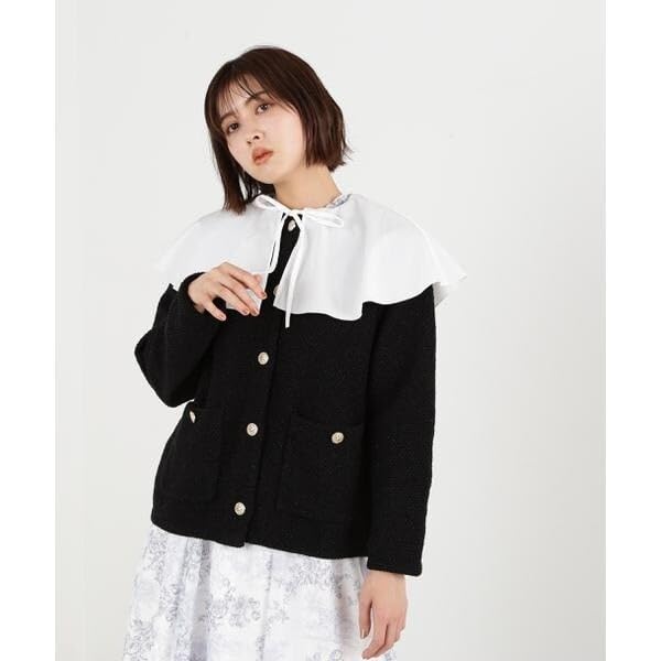 Jill by Jill Stuart Women's Tweed Knit Cardigan Sweater, Gray