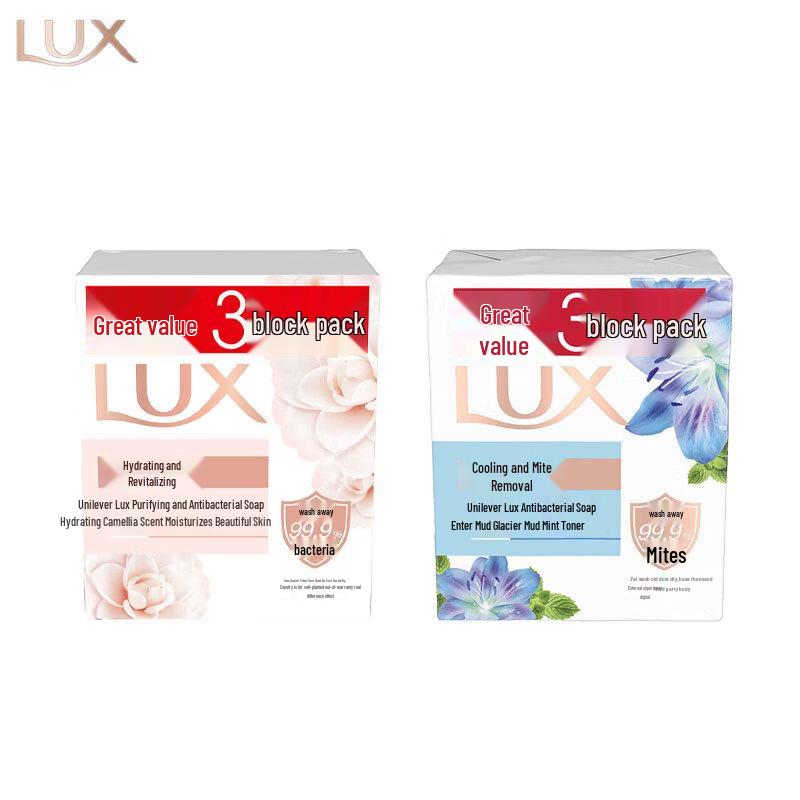 LUX Detox & Anti-Bacterial Soap Bar Assortment Pack