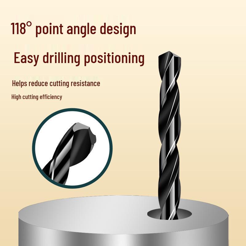 Tiangong 4341 High-Speed Steel Twist Drill Bit Set for Electric Drills - For Stainless and Alloy Steel