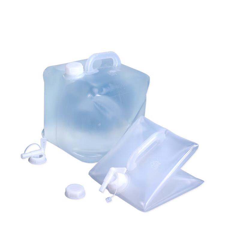 Transparent Portable Folding Water Bucket with Faucet