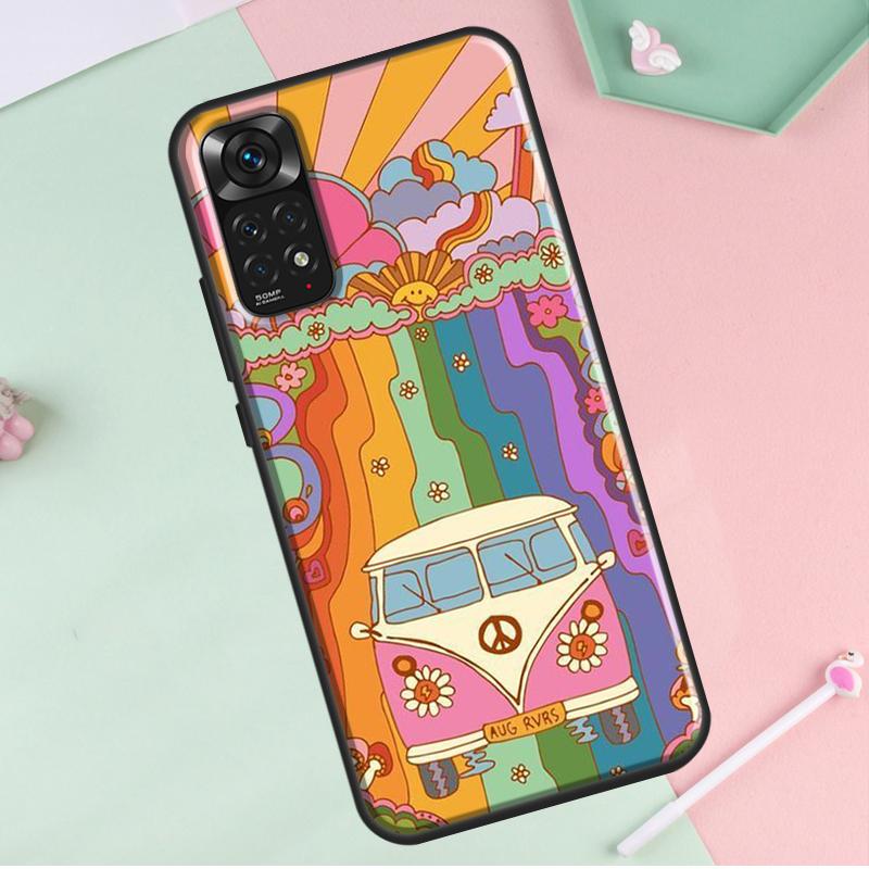 Indie Hippie Art For Redmi Note 12 Pro Plus Cover For Redmi Note 10 8 9 11 Pro 12S 11S 10S 9S 9C 10C 12C Case