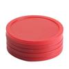 Party Durable Red Felt Replacement Air Hockey Pusher Air Hockey Table Goalies Mallet Grip