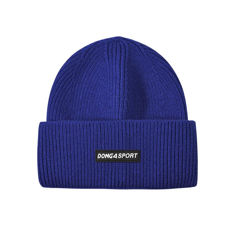 High-quality winter trendy brand big head circumference knitted hat bag head cold hat warm wool hat female winter shows small face