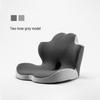 Ergonomic Memory Foam Car & Office Seat Cushion with Integrated Backrest and Lumbar Support