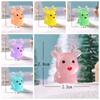 20pcs Resin Crafts Elk Miniature Figurines Cartoon Small Deer Statue  Christmas Gift