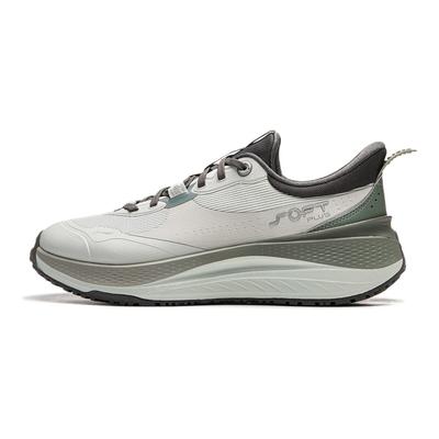 Li Ning Soft Plus Comode Versatili Moda Antiscivolo Durevoli Scarpe Casual Basse Uomo Sneakers Grigio Nero AGLU087-3
