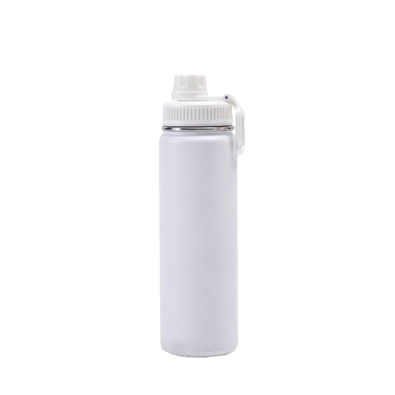 750ml Stainless Steel Vacuum Insulated Sports Water Bottle with 100% Leak-Proof Travel Lid, Large Capacity Portable Vacuum Pot