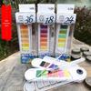 Portable Watercolor Paint Set: 12/18/24/36 Solid Colors for Students