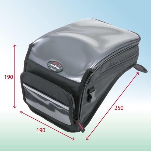 TANAX Off-Road Tank Bag 3 MOTOFIZZ Black MFK-082 (Capacity 4.5)