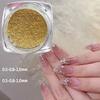 0.4mm-1.5mm Nail Art Beads Steel Ball Metal Micro Caviars Alloy Nail Art Rhinestones Jewelry Manicure Accessories DIY Ornaments