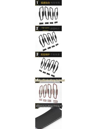 CX70 Exterior Handle Door Bowl Decoration Frame - Electroplated Car Accessories Cover.