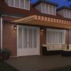 Retractable Awning Yellow and Orange 600 X 300 Cm