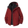 3-in-1 Detachable Windproof Waterproof Hiking Jacket With Fleece Liner Men Women Winter Outdoor