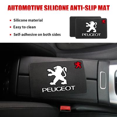 Car Silicone Non-Slip Mat Phone Glasses Center Console Dashboard Accessorie For Peugeot 307 206 308 U207 208 406 407 5008 3008 SW