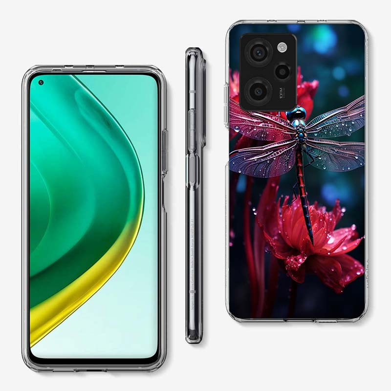 Schöne Libellen-Enthusiasten Hülle Handyhülle Für Xiaomi Poco M8 M7 M6 M4 M3 X7 X6 X4 Pro F7 Ultra M5S Mi 14 14T 15 15T 12T 1