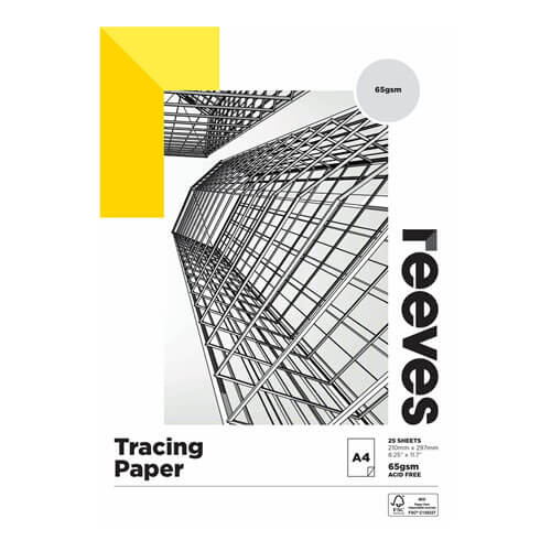Reeves Tracing Paper Pad 65gsm (25 sheets) (A4)