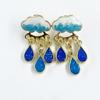 Water Drop Statement Earrings for Women Girls Christmas Jewelry Gift Decoration