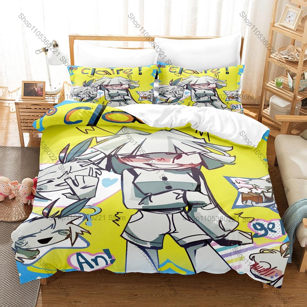 Fundamental Paper Education Theme Bed Set 3 Piece Quilt Cover Set for Fans Comfortable Bedclothes Home Textile All Sizes