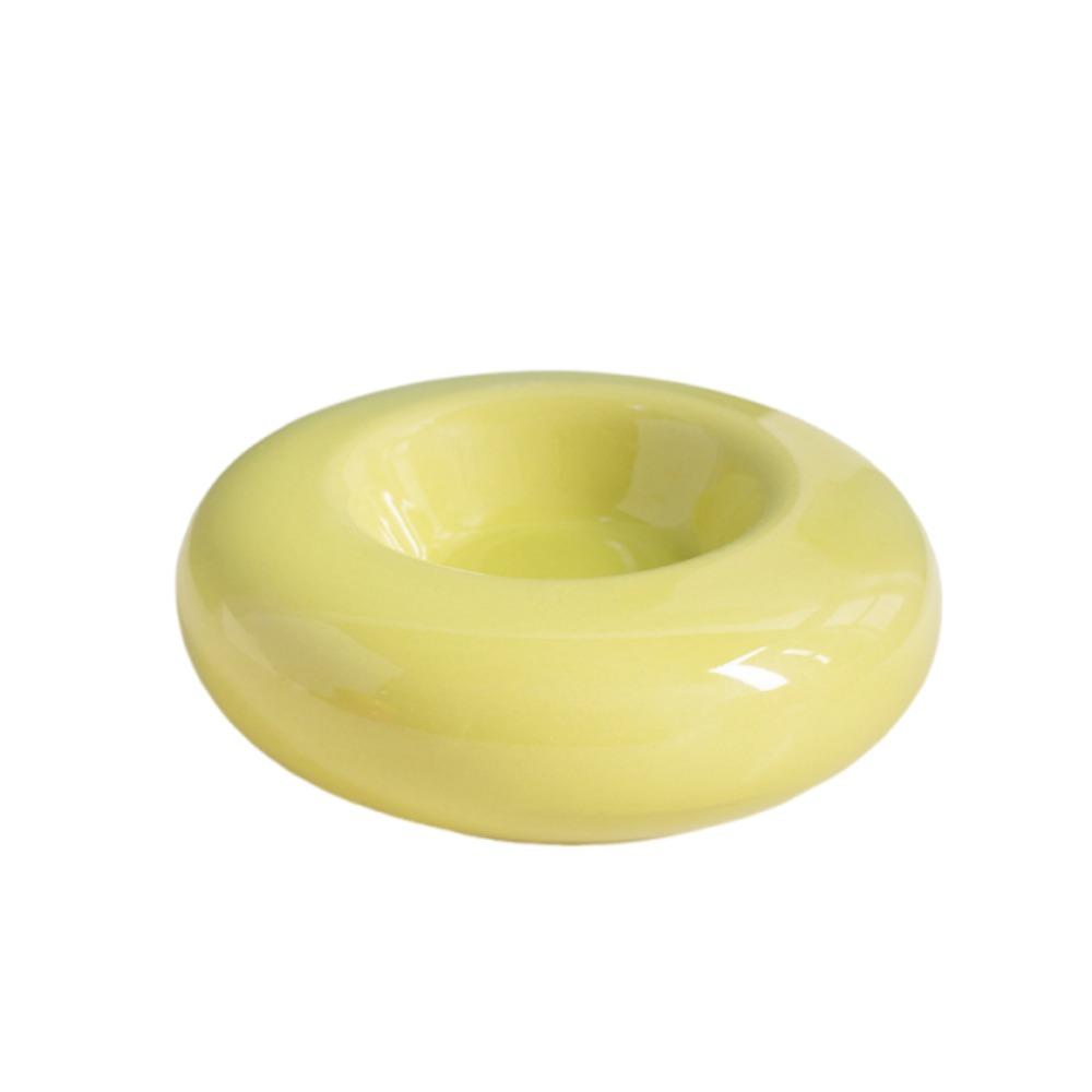 Ceramic Pet Food Basin Anti Slip Pet Feeder Dish Universal Pet Water Feeder Container Pet Supplies