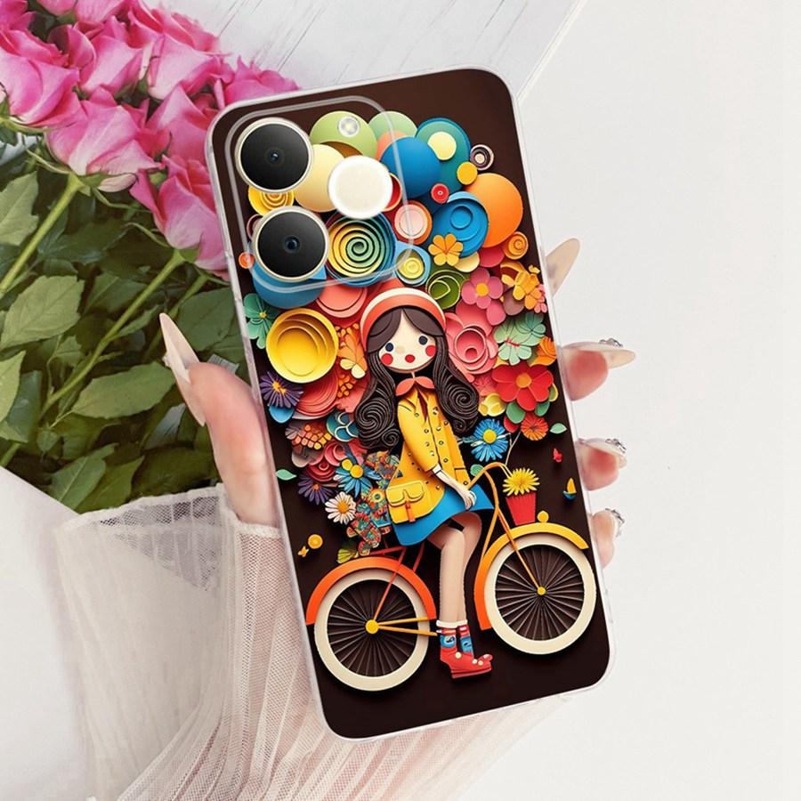 För Realme Note 70 70T Fodral Söt Katt Tecknad Mönster TPU-skydd För Realme Note70T Narzo 80 Lite Mjukt Silikon Fodral