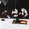 Sushi dishes sashimi platter plate decoration flowers mood plate decoration small ornaments creative embellishment flowers