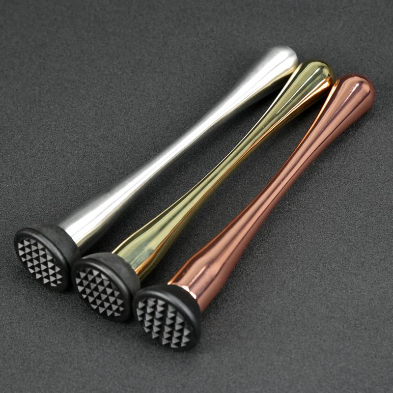 Stainless Steel Cocktail Muddler Mashes Fruits, Herbs And Spices For Cocktails Bar Tools Bar Kitchen Accessories