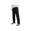 Anta Basketball Series Solid Color Mid Waist Straight Loose Casual Pants Men Bottoms Black 152411335-1