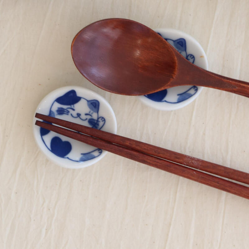 Cobalt Blue Neko Spoon Rest 1p