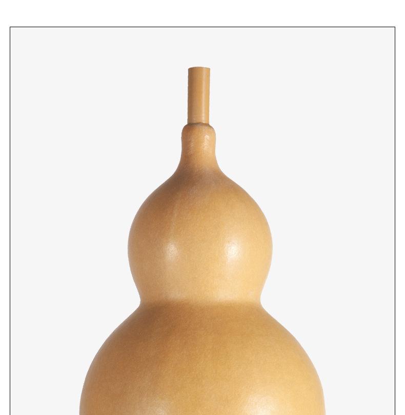 Natural Nine-Hole Unglazed Gourd Flute in C-flat, B-flat, D-flat, G-flat, and F-flat Keys for Adults