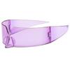 Luxury Brand Designer Vintage Rimless Sunglasses Women For Men Sun Glasses Punk Party Bird Nose Masked Cool Goggle Uv400