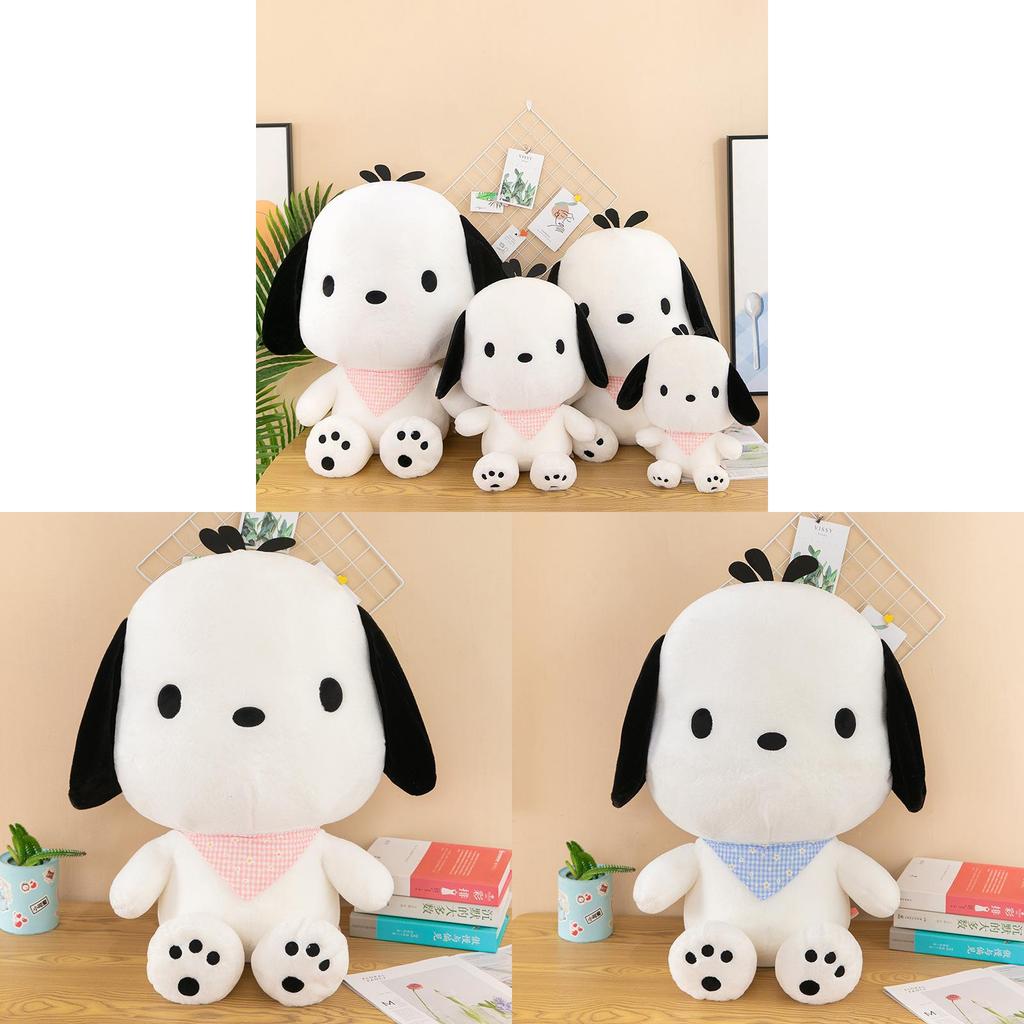 Pochacco Plush Toy With Short Pile Fabric For Girls Sleep Pillow Gift