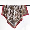 Retro cashew flower small square scarf jacquard silk scarf women's matching shirt neck protector neck thin scarf waist scarf shawl