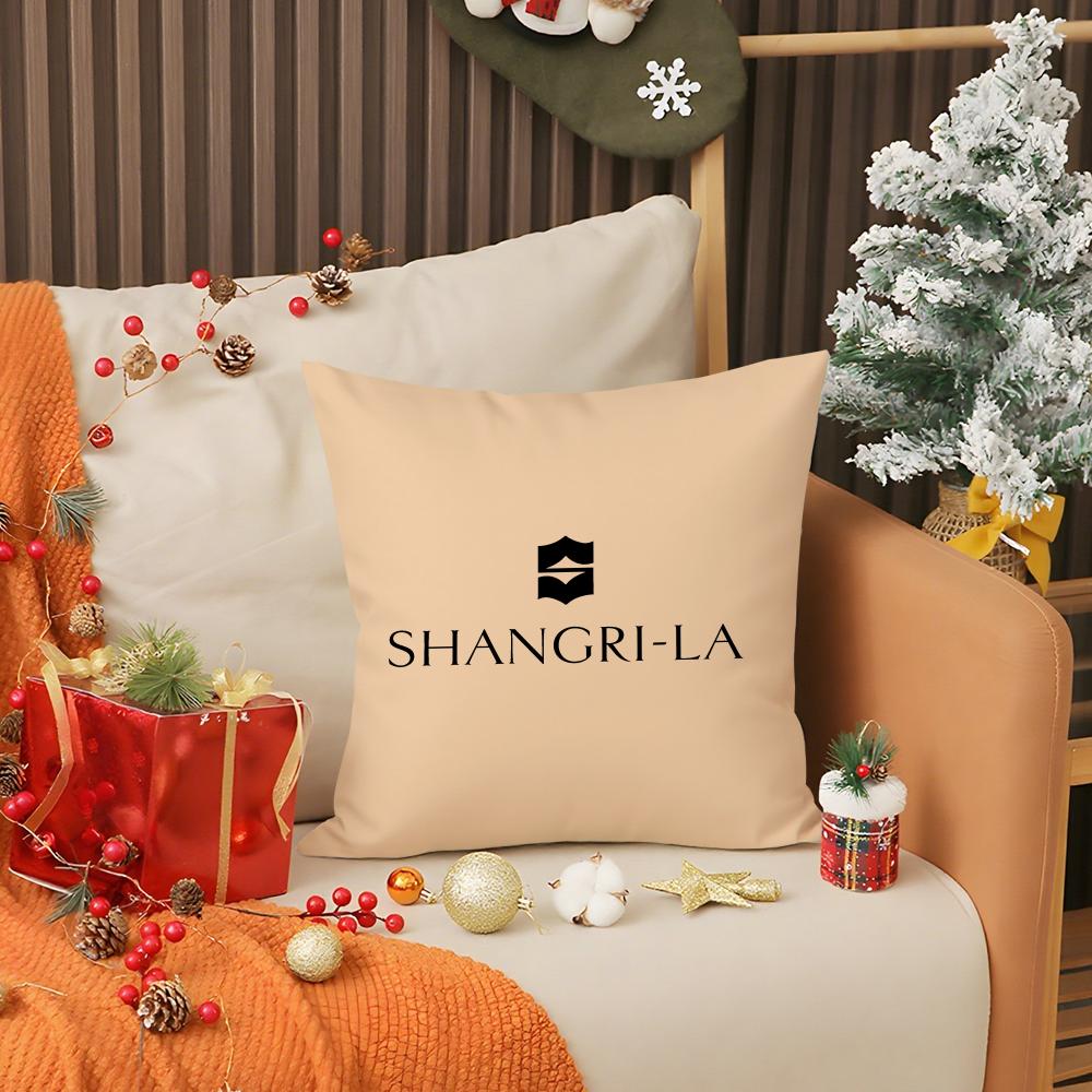 Shangri-La Hotels and Resort Наволочка Декоративная Подушка для Дивана в Гостиной Простая Домашняя Светлая Роскошь Печатная Подушка 30cmx30cm