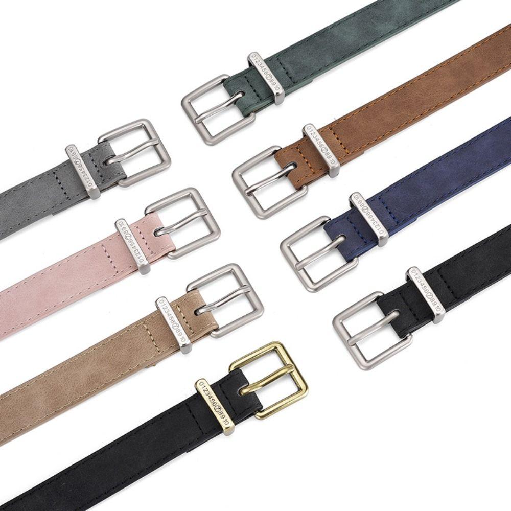 Luxury Design Brand Matte Pin Buckle Waistband Women Trendy Waist Strap Trouser Dress Belts